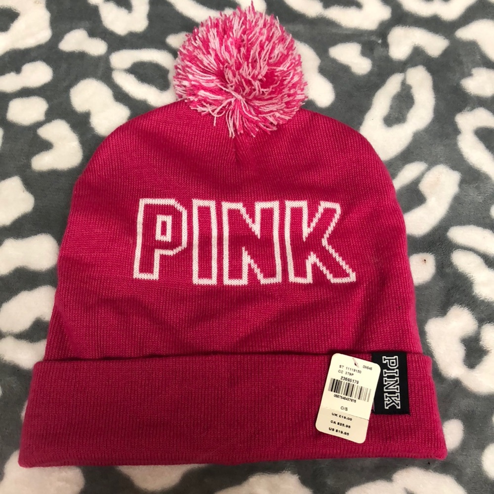 PINK beanie